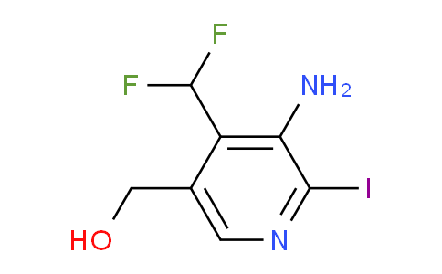 3-Amino-4-(difluoromethyl)-2-iodopyridine-5-methanol