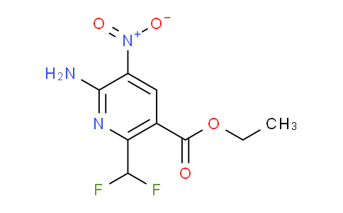 Ethyl 2-amino-6-(difluoromethyl)-3-nitropyridine-5-carboxylate
