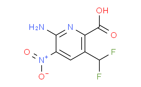 2-Amino-5-(difluoromethyl)-3-nitropyridine-6-carboxylic acid