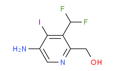 5-Amino-3-(difluoromethyl)-4-iodopyridine-2-methanol