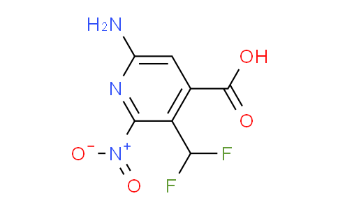 6-Amino-3-(difluoromethyl)-2-nitropyridine-4-carboxylic acid