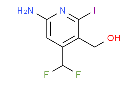6-Amino-4-(difluoromethyl)-2-iodopyridine-3-methanol