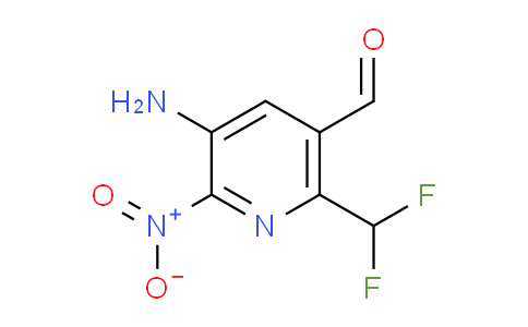 AM131641 | 1806819-48-6 | 3-Amino-6-(difluoromethyl)-2-nitropyridine-5-carboxaldehyde