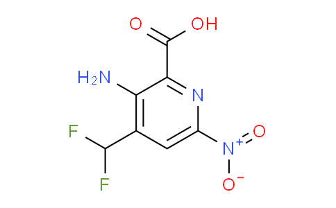 AM131645 | 1806795-76-5 | 3-Amino-4-(difluoromethyl)-6-nitropyridine-2-carboxylic acid