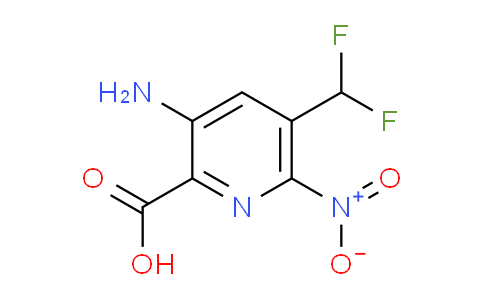 AM131650 | 1804719-94-5 | 3-Amino-5-(difluoromethyl)-6-nitropyridine-2-carboxylic acid