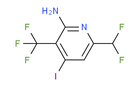 AM131654 | 1806797-19-2 | 2-Amino-6-(difluoromethyl)-4-iodo-3-(trifluoromethyl)pyridine