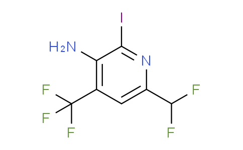 AM131672 | 1804513-03-8 | 3-Amino-6-(difluoromethyl)-2-iodo-4-(trifluoromethyl)pyridine
