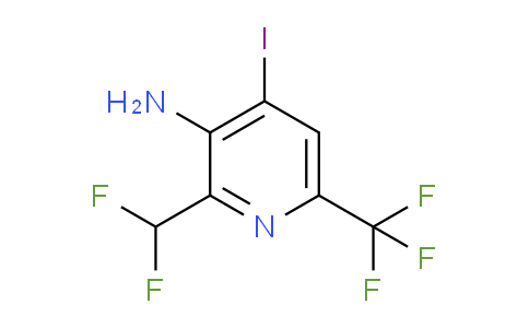 AM131675 | 1805135-00-5 | 3-Amino-2-(difluoromethyl)-4-iodo-6-(trifluoromethyl)pyridine