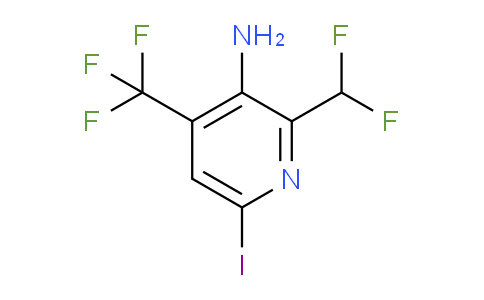 AM131677 | 1806797-28-3 | 3-Amino-2-(difluoromethyl)-6-iodo-4-(trifluoromethyl)pyridine
