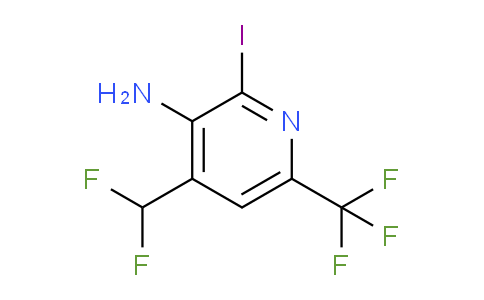AM131679 | 1806797-40-9 | 3-Amino-4-(difluoromethyl)-2-iodo-6-(trifluoromethyl)pyridine