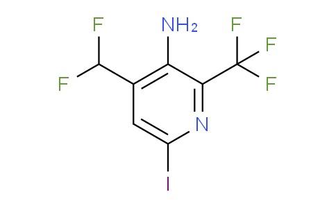 AM131681 | 1803672-13-0 | 3-Amino-4-(difluoromethyl)-6-iodo-2-(trifluoromethyl)pyridine