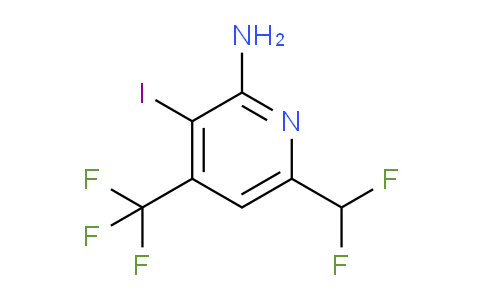 AM131688 | 1805960-00-2 | 2-Amino-6-(difluoromethyl)-3-iodo-4-(trifluoromethyl)pyridine