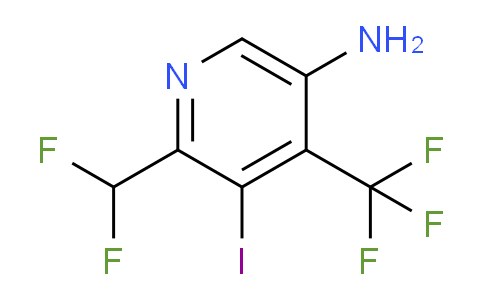 5-Amino-2-(difluoromethyl)-3-iodo-4-(trifluoromethyl)pyridine