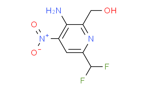 3-Amino-6-(difluoromethyl)-4-nitropyridine-2-methanol