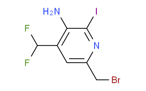 AM131730 | 1805134-29-5 | 3-Amino-6-(bromomethyl)-4-(difluoromethyl)-2-iodopyridine