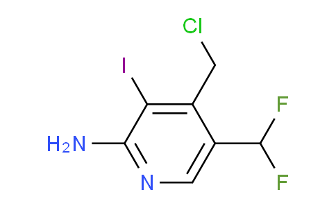AM131758 | 1805213-67-5 | 2-Amino-4-(chloromethyl)-5-(difluoromethyl)-3-iodopyridine