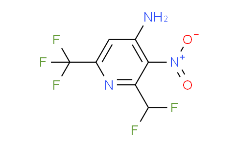AM131759 | 1804685-90-2 | 4-Amino-2-(difluoromethyl)-3-nitro-6-(trifluoromethyl)pyridine