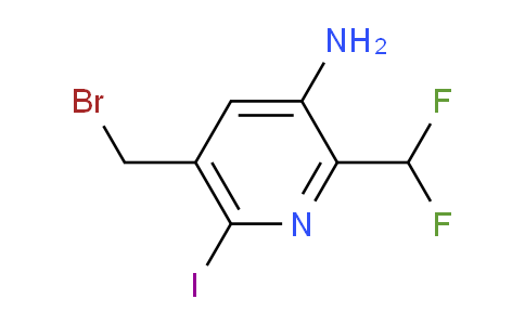 AM131761 | 1804512-33-1 | 3-Amino-5-(bromomethyl)-2-(difluoromethyl)-6-iodopyridine