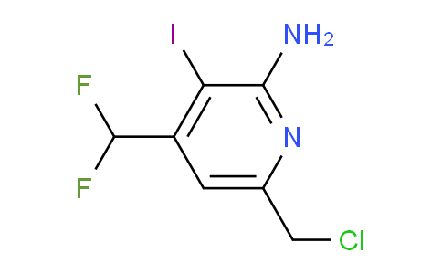 AM131763 | 1806914-86-2 | 2-Amino-6-(chloromethyl)-4-(difluoromethyl)-3-iodopyridine