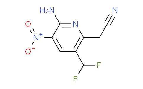 AM131789 | 1805219-55-9 | 2-Amino-5-(difluoromethyl)-3-nitropyridine-6-acetonitrile