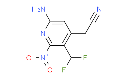 AM131791 | 1806793-44-1 | 6-Amino-3-(difluoromethyl)-2-nitropyridine-4-acetonitrile