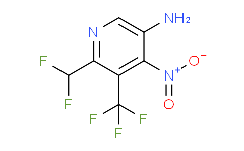 5-Amino-2-(difluoromethyl)-4-nitro-3-(trifluoromethyl)pyridine