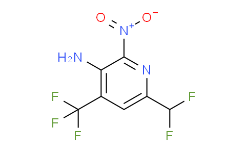 AM131820 | 1806890-31-2 | 3-Amino-6-(difluoromethyl)-2-nitro-4-(trifluoromethyl)pyridine