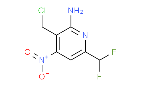 2-Amino-3-(chloromethyl)-6-(difluoromethyl)-4-nitropyridine