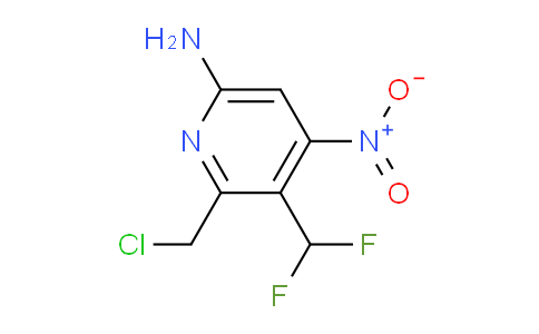 6-Amino-2-(chloromethyl)-3-(difluoromethyl)-4-nitropyridine