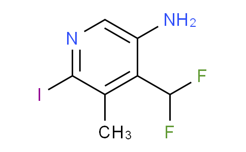 5-Amino-4-(difluoromethyl)-2-iodo-3-methylpyridine