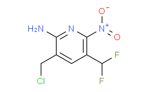 2-Amino-3-(chloromethyl)-5-(difluoromethyl)-6-nitropyridine