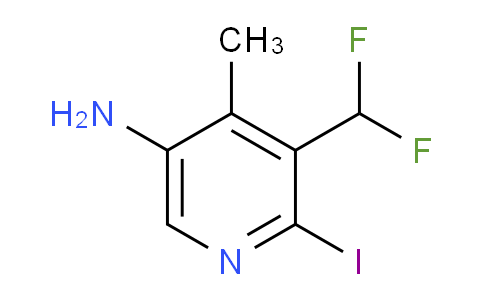 5-Amino-3-(difluoromethyl)-2-iodo-4-methylpyridine