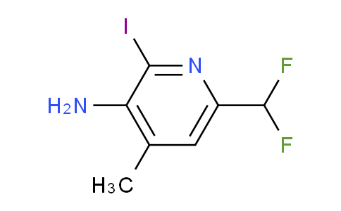 AM131884 | 1804677-53-9 | 3-Amino-6-(difluoromethyl)-2-iodo-4-methylpyridine