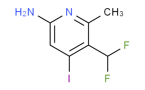 6-Amino-3-(difluoromethyl)-4-iodo-2-methylpyridine
