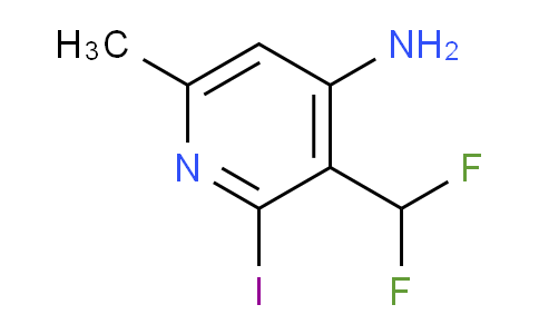 4-Amino-3-(difluoromethyl)-2-iodo-6-methylpyridine