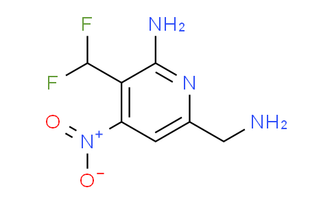 2-Amino-6-(aminomethyl)-3-(difluoromethyl)-4-nitropyridine
