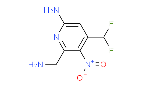 6-Amino-2-(aminomethyl)-4-(difluoromethyl)-3-nitropyridine