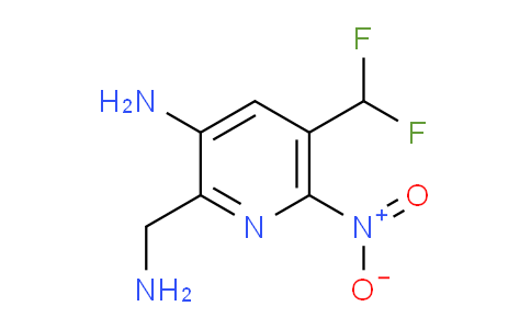 3-Amino-2-(aminomethyl)-5-(difluoromethyl)-6-nitropyridine
