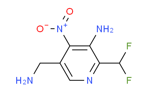 3-Amino-5-(aminomethyl)-2-(difluoromethyl)-4-nitropyridine