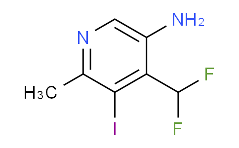 5-Amino-4-(difluoromethyl)-3-iodo-2-methylpyridine