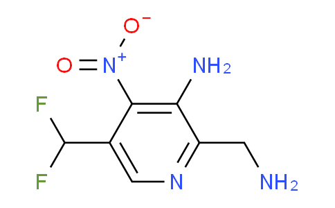 3-Amino-2-(aminomethyl)-5-(difluoromethyl)-4-nitropyridine