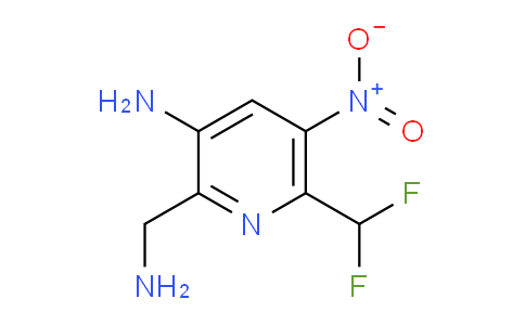 3-Amino-2-(aminomethyl)-6-(difluoromethyl)-5-nitropyridine