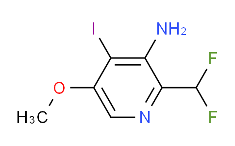 AM131954 | 1806796-49-5 | 3-Amino-2-(difluoromethyl)-4-iodo-5-methoxypyridine
