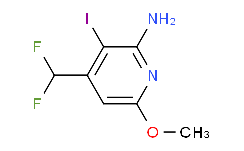 AM131970 | 1805131-88-7 | 2-Amino-4-(difluoromethyl)-3-iodo-6-methoxypyridine