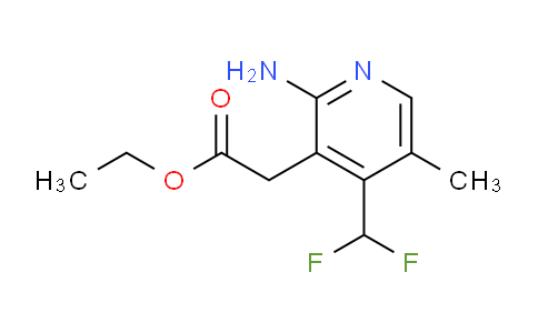 AM131979 | 1806827-10-0 | Ethyl 2-amino-4-(difluoromethyl)-5-methylpyridine-3-acetate