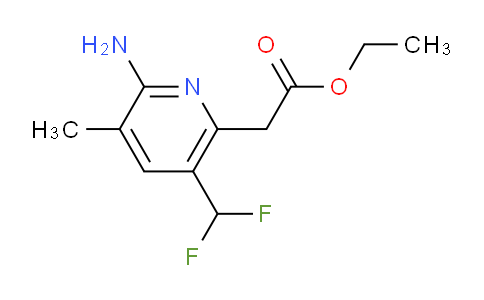 AM131987 | 1805221-69-5 | Ethyl 2-amino-5-(difluoromethyl)-3-methylpyridine-6-acetate