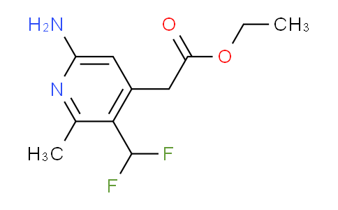 AM131989 | 1805352-18-4 | Ethyl 6-amino-3-(difluoromethyl)-2-methylpyridine-4-acetate