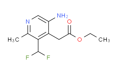 AM131996 | 1806827-53-1 | Ethyl 5-amino-3-(difluoromethyl)-2-methylpyridine-4-acetate