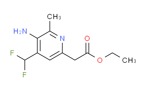 AM131999 | 1806797-54-5 | Ethyl 3-amino-4-(difluoromethyl)-2-methylpyridine-6-acetate