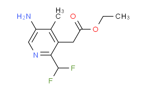 AM132000 | 1806788-97-5 | Ethyl 5-amino-2-(difluoromethyl)-4-methylpyridine-3-acetate